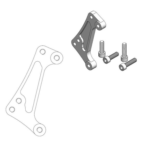 G 450 X (2008 - 2011) brake caliper relocation bracket | MOTO-MASTER